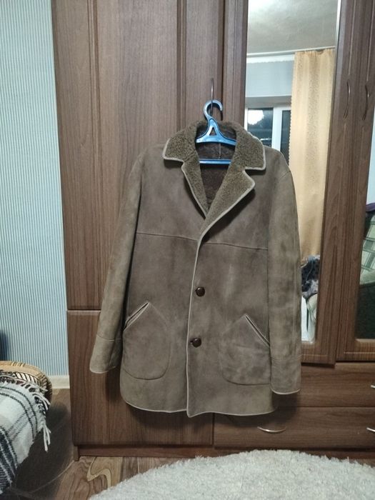 Дублянка чоловіча з натуральної замші