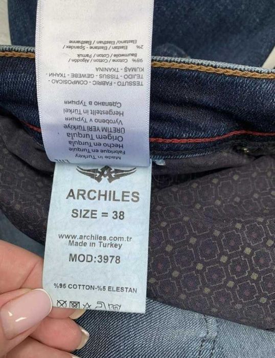 Новые мужские джинсы ARCHILES размер 38(52)
