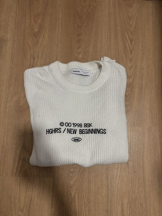 Sweat Branca Bershka
