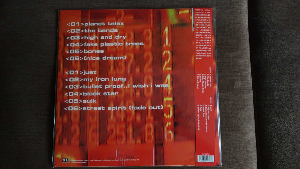 Radiohead The Bends winyl OBI Japan Nowa w folii