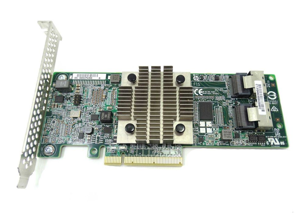Контролер HBA (IT) HP H240 2xSFF-8087 SAS-3 12Gbps 726909-001 (3шт.)