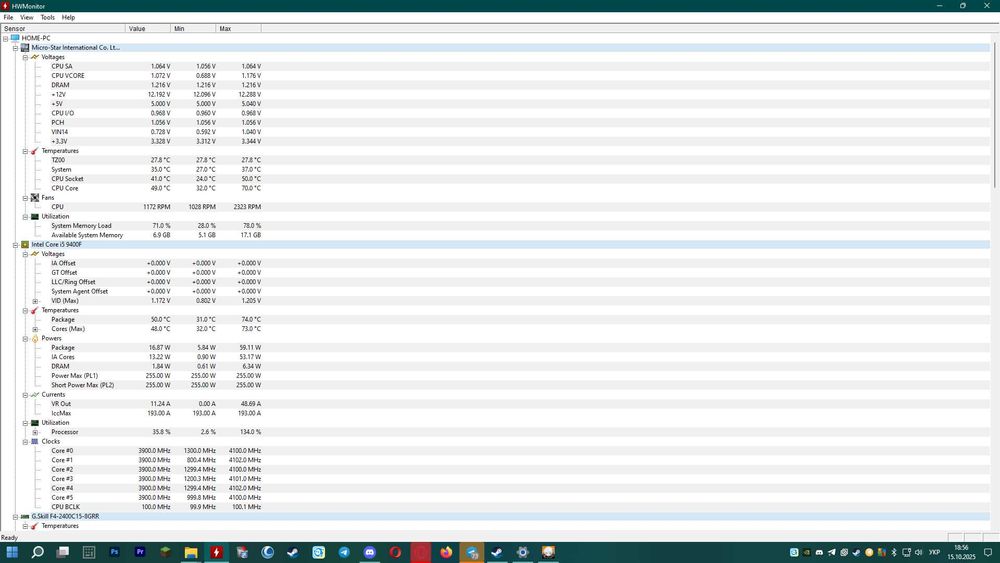 Комплект MSI Z390-A PRO з Intel Core i5-9400F