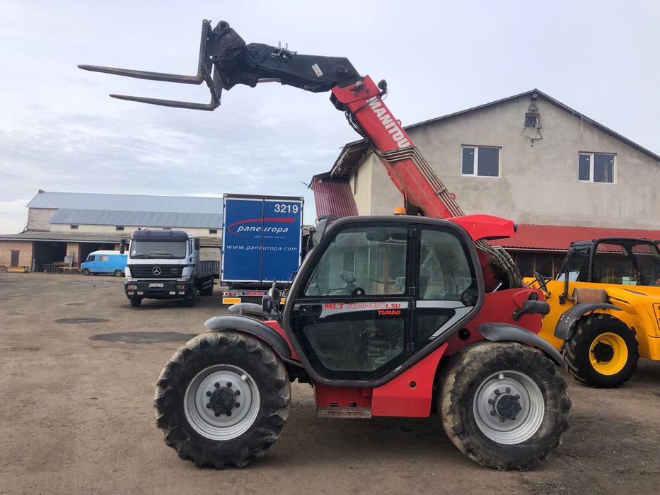 Оренда Manitou погрузчик, вигрузка