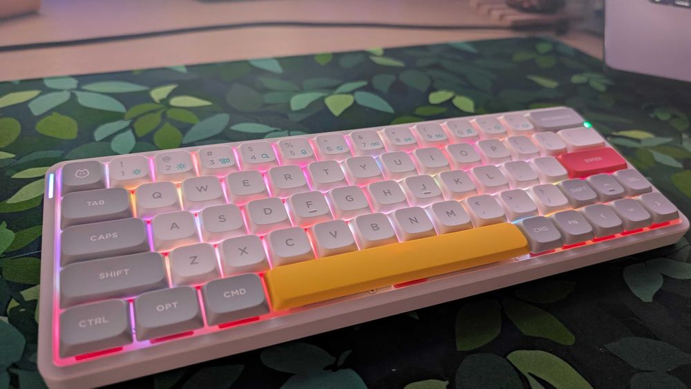 Nuphy Air60 V2 Ionic White, Cowberry (45gf), +cover