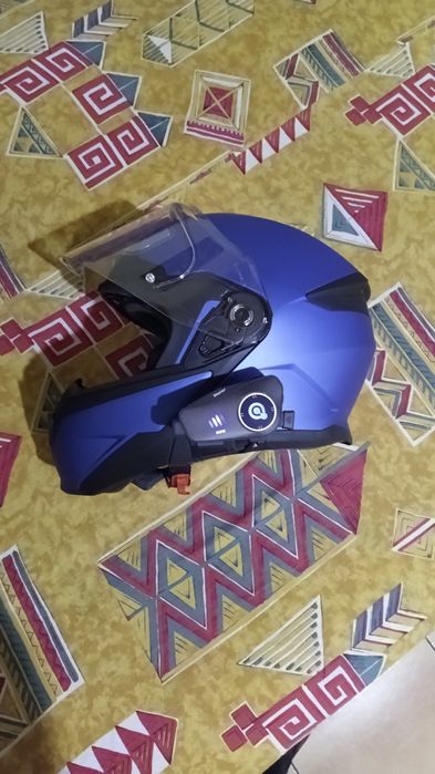 Мотошолом з гарнітурою WIFI відеореєстратором і пінлоком