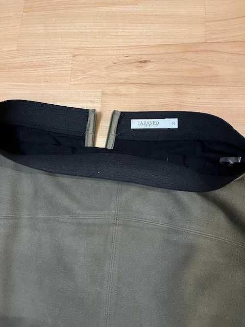 Spódnica w kolorze khaki- Taranko