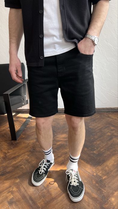 NEW !!! Чоловічі джинсові шорти ZARA Regular