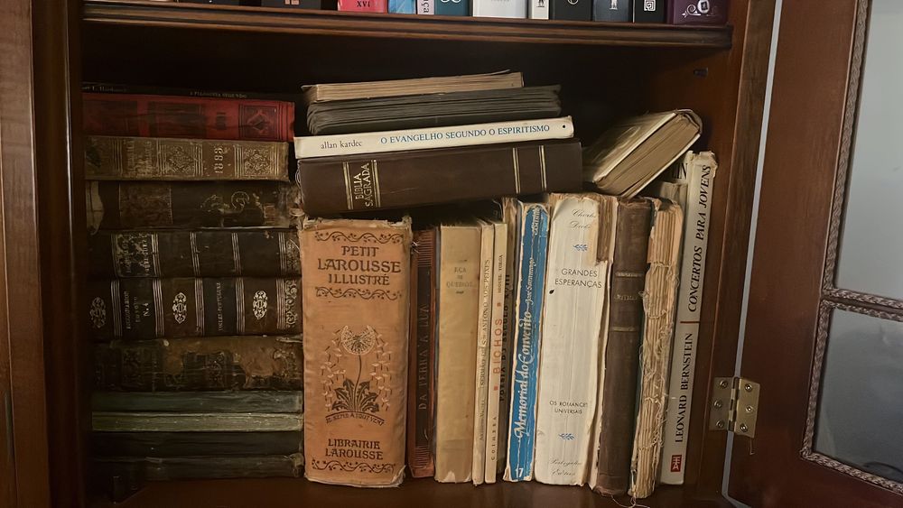 Livros usados e bem estimados
