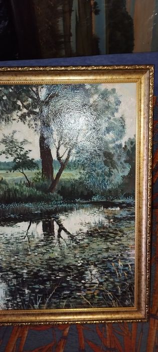 Картины маслом на двп больших размеров