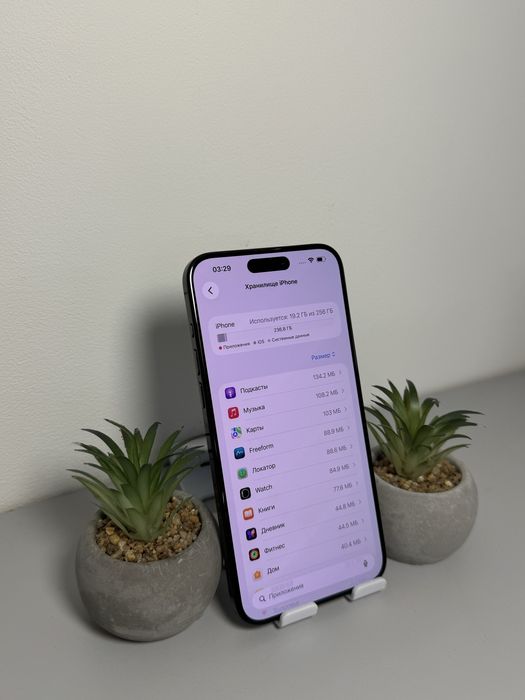 iPhone 15 Pro Max 256 GB Black/ Neverlock/ 100% АКБ / Айфон 15 Про Макс 256 ГБ
