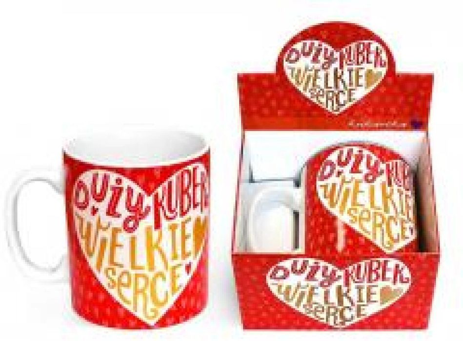 Kubek Gigant G 063 Wielkie serce kukartka oprawa: pudełko