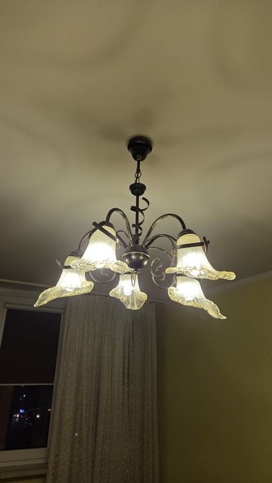 Komplet lamp wisząca i stojąca