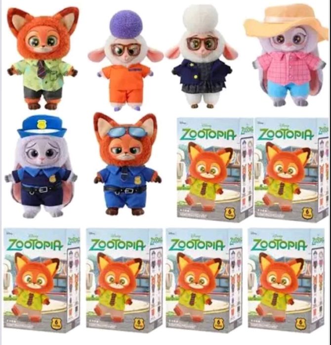 Зоотрополіс  Zootopiа Іграшка м'який брелок Сюрприз Зверополис 15 см