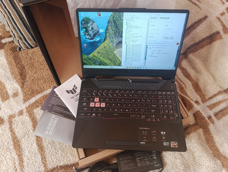 Asus 144Hz Ryzen 7 5800H RTX 3060 16RAM  SSD 512