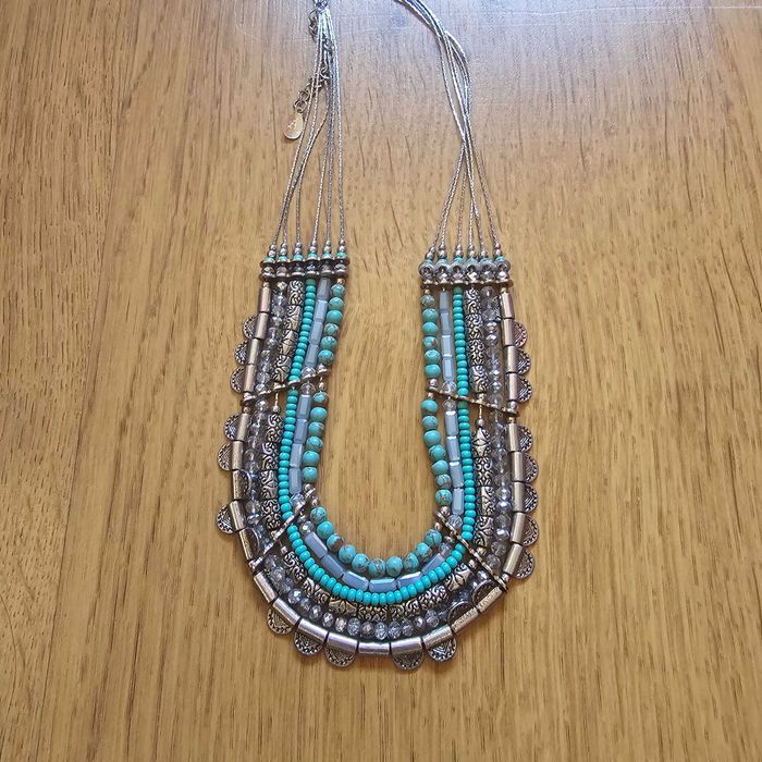 Colar Azul Turquesa - Novo