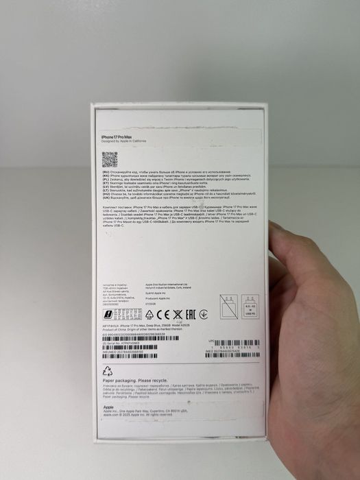 Iphone 17 Pro Max blue 256 Ідеальний стан