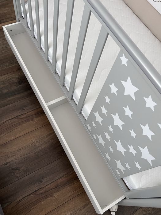 Дитяче ліжечко Azzurra Design Funky Grigio