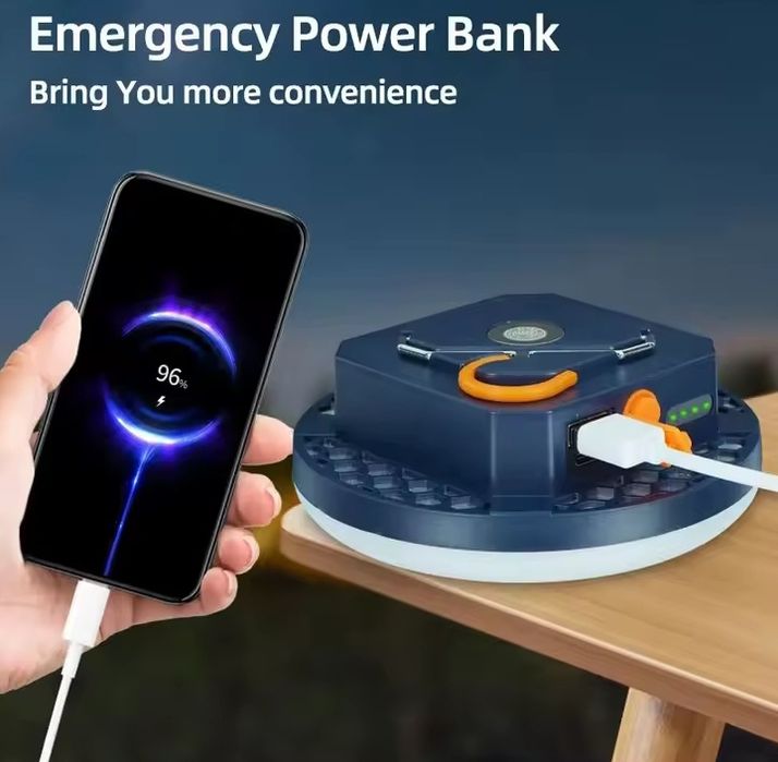 Ліхтар Moslighting MOS14, Кемпінгова лампа, Світильник  акумуляторний.