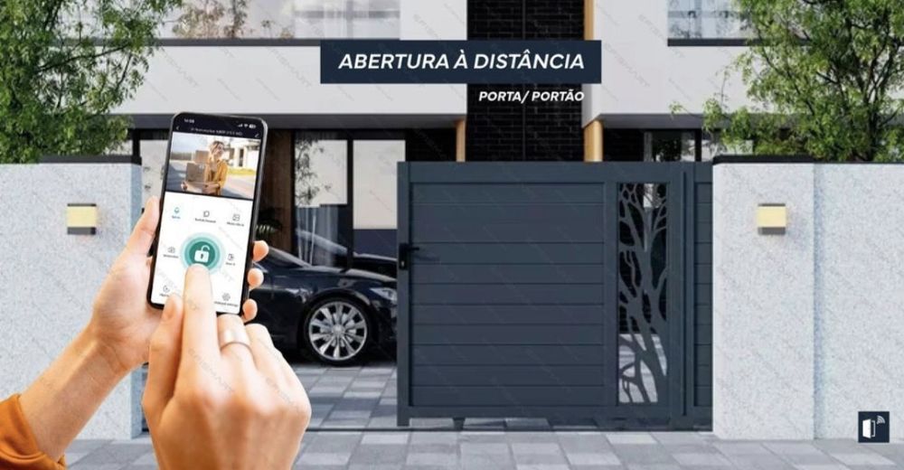 Vídeo porteiro monitor 10 Android. P. Externo.C. reconhecimento facial