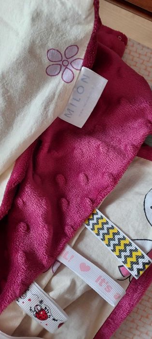 Zestaw do przedszkola kocyk i poduszka