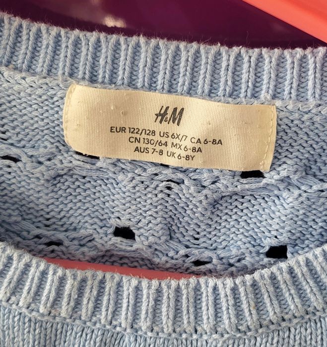 Sweter błękitny H&M