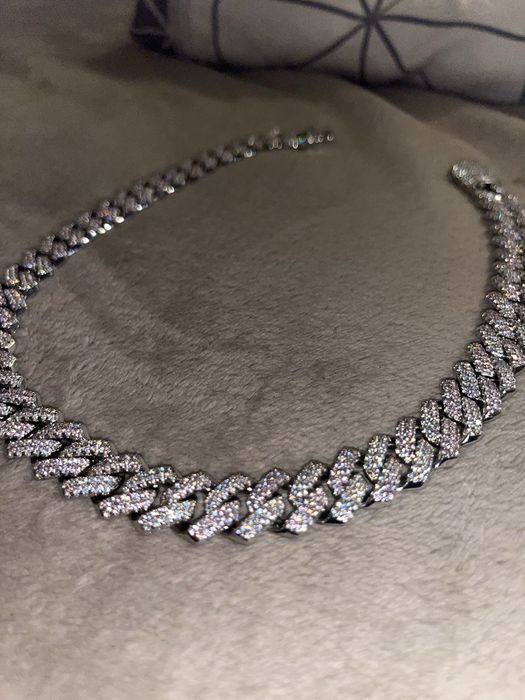 Cuban Chain | Stal + Cyrkonie | 14k Gold Plated