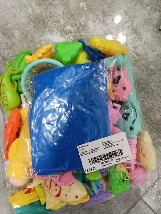 Zestaw zabawek magnetycznych rybki