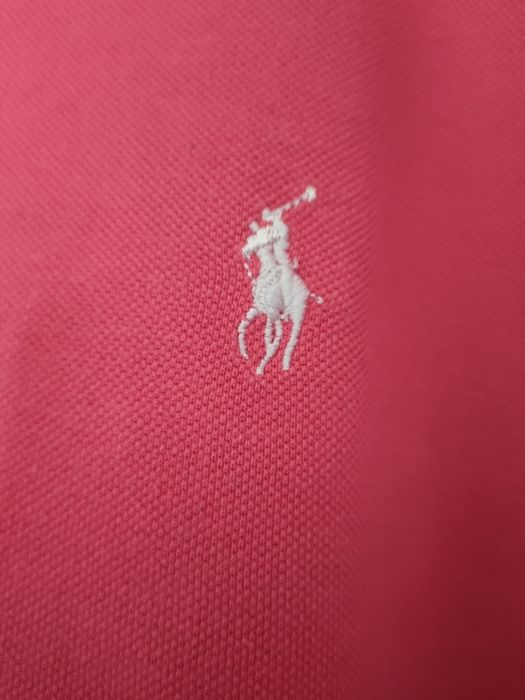 Piękna różowa koszulka Polo Ralf Lauren - XL