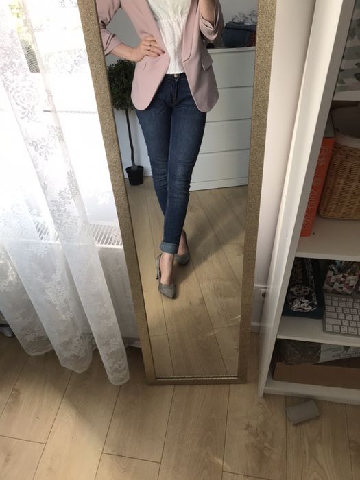 Cross jeans nowe spodnie bez wad super skinny w27 l34