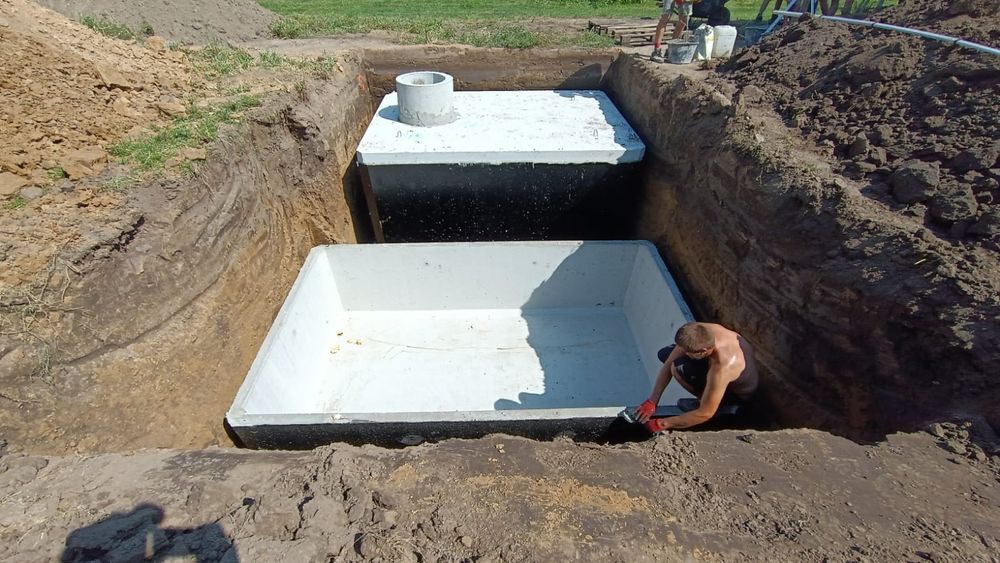 Zbiornik 10m3 Betonowy Szambo Betonowe Szamba Zbiorniki na wode