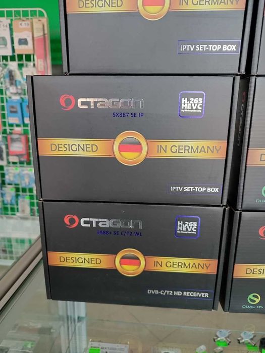 Recetores LINUX marcas Octagon e Golden