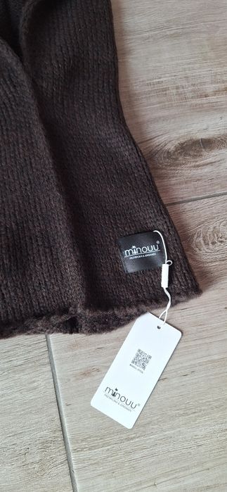 Balaklawa Komin Minouu czekolada brąz chocolate