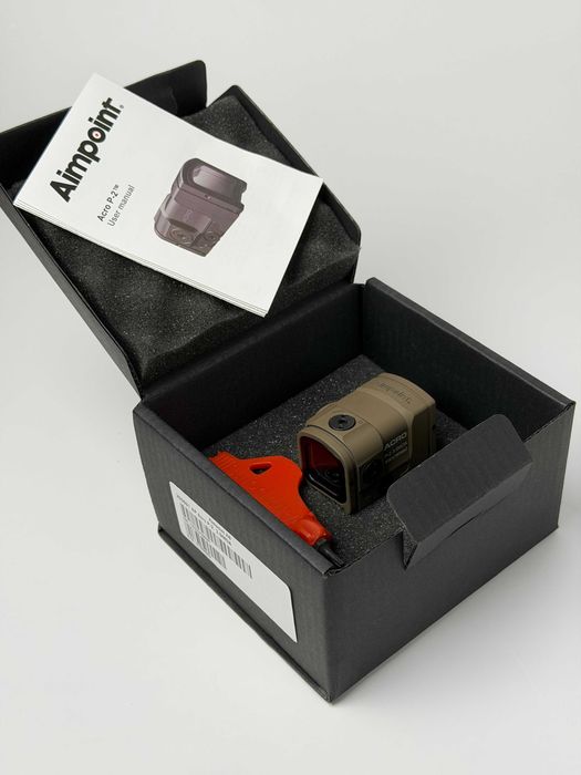 Коліматорний приціл Aimpoint Acro P-2 Tan (3.5MOA) Швеция Оригінал Tan