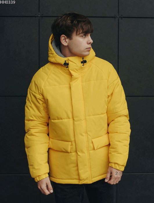 Зимова куртка Staff basic2 yellow та Burgundy