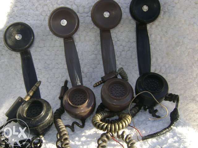 CTT-TLP Peça de museu antiguidade auscultadores telefone antigos