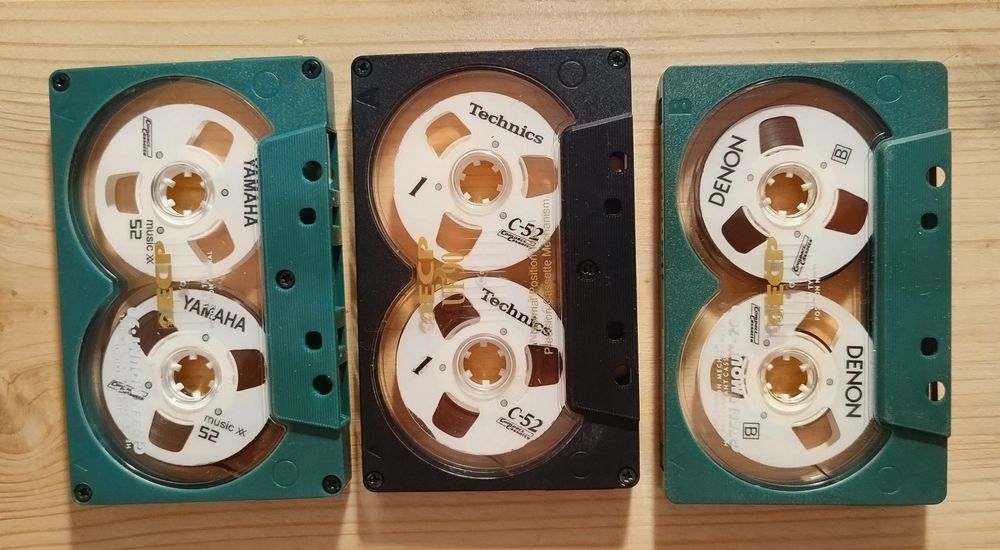 Аудиокасети с записью.Basf Denon TDK TEAC Yamaha.