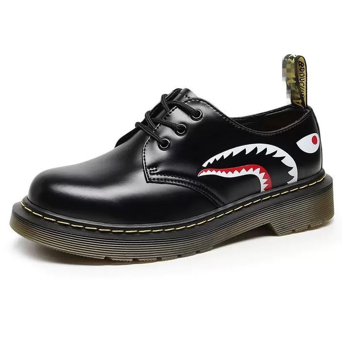 Нові лофери 42-45 Dr. Martens x A Bathing Ape (BAPE) x Mastermind Japan 1461 'Skull'