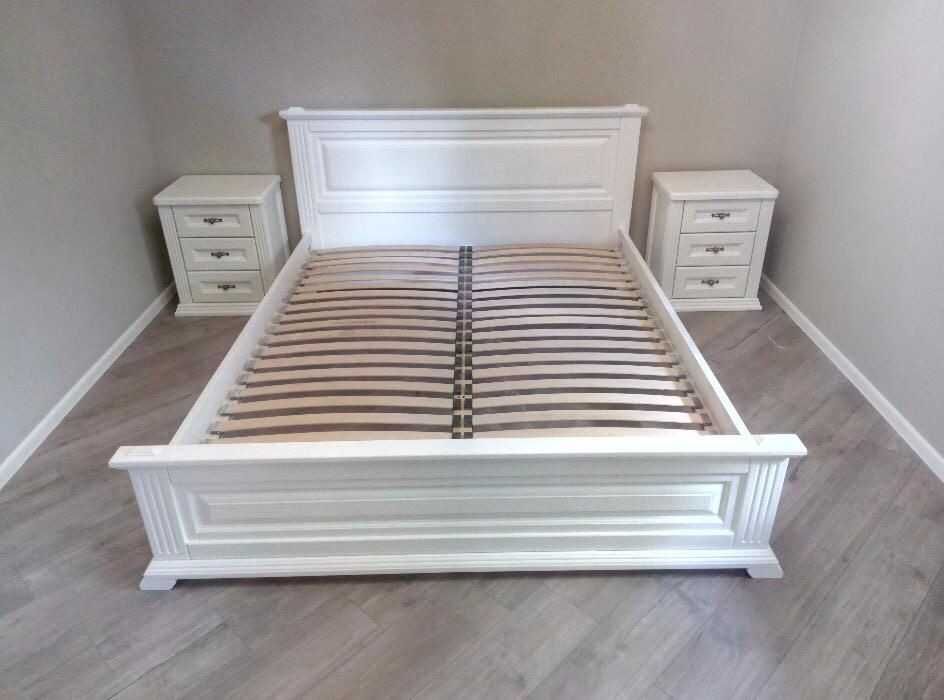 Дерев'яне ліжко Айрін (160*200) з масиву вільхи, від виробника.