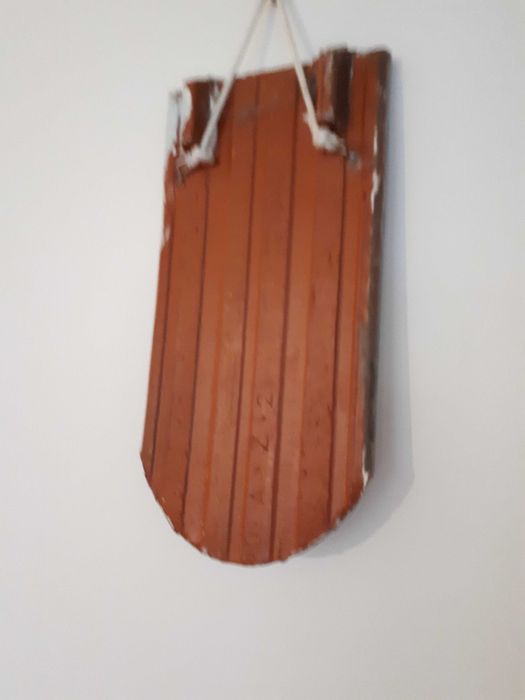 Obraz na starej dachówce malowany