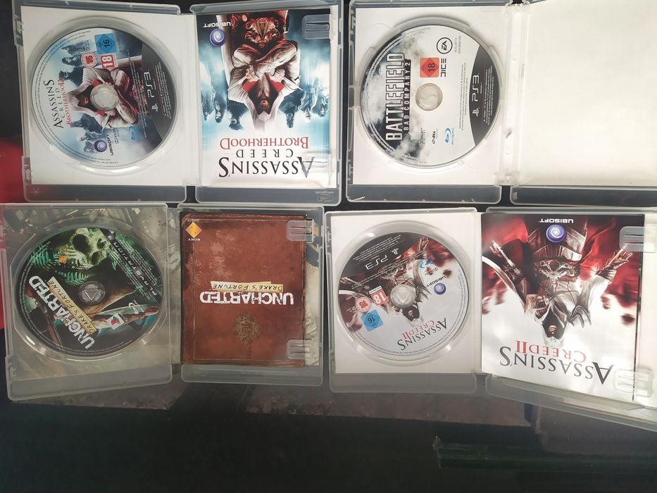 Vendo jogos PS3 (sem riscos) Assassin's Creed, Battlefield, Uncharted64552375119105122