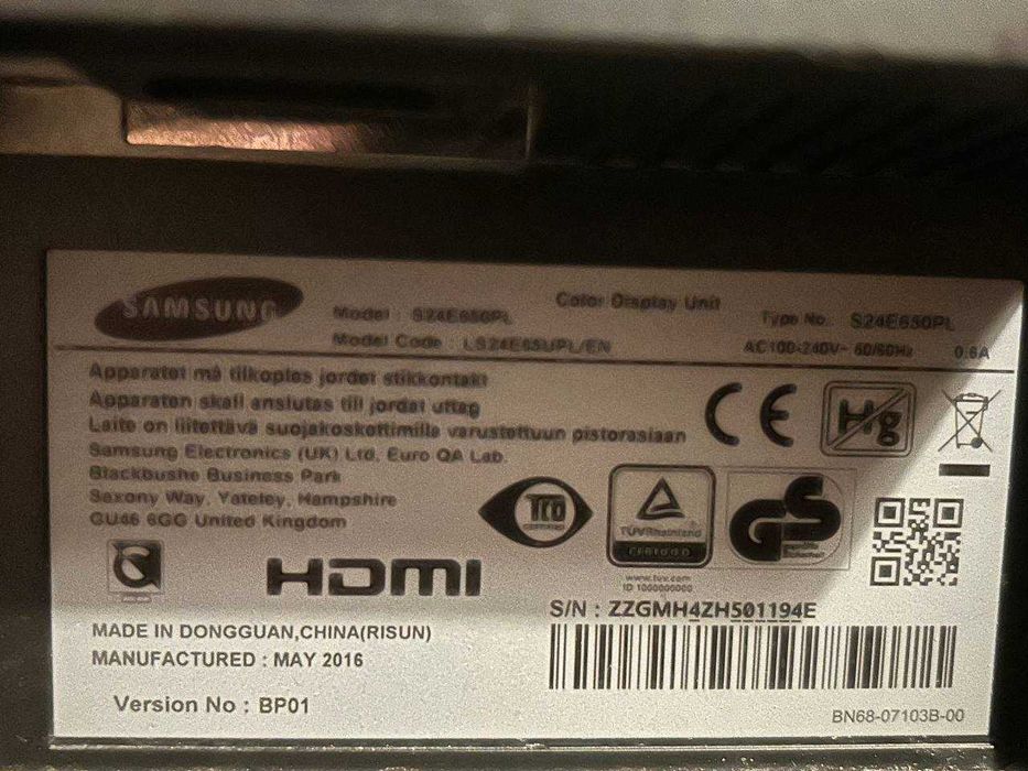 Monitor Samsung S24E650