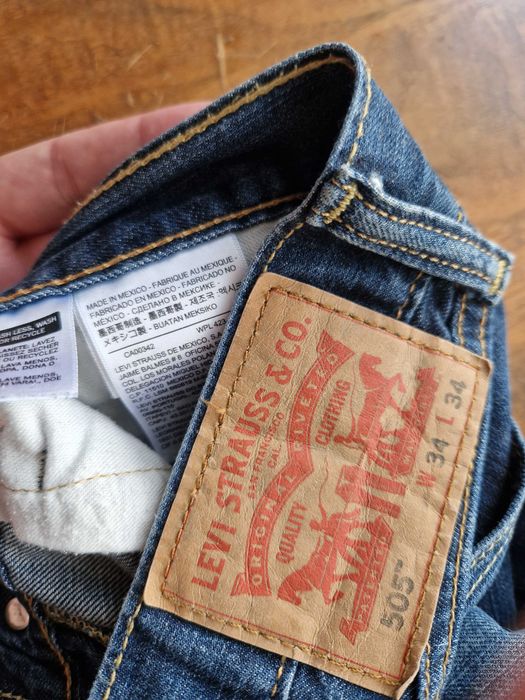 Джинсы (Levis 505/501) Размер W34-L34 . Made in Mexico !