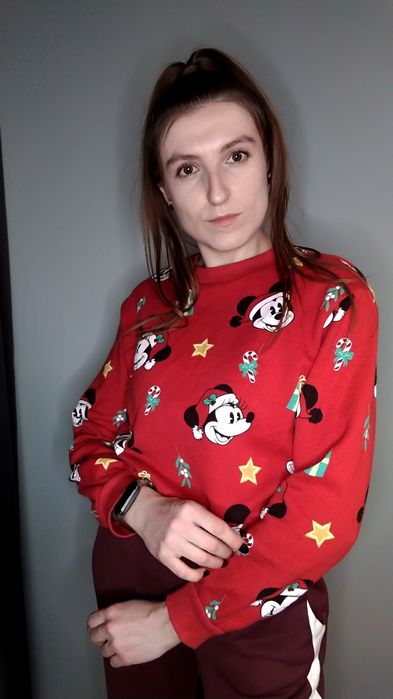 Новорічний теплий світшот микки маус mickey mouse disney H&M