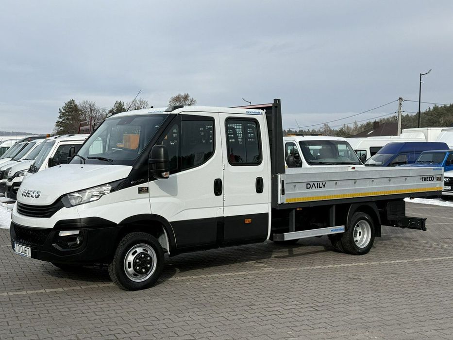 Iveco Daily 50C18 V  poj.3,0 35C18 (Kat.B lub C) Brygadówka Doka 7 osób Skrzynia wywrotka