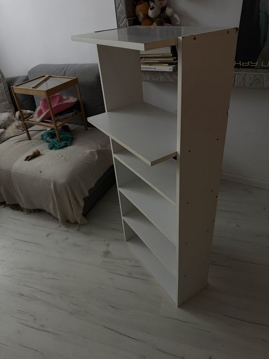 bialy regal szafka polka na ksiazki