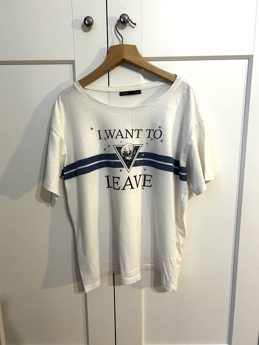 Biała koszulka, t-shirt House z nadrukiem