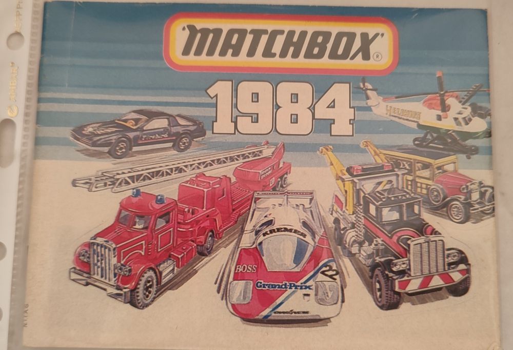 Lote catálogos Matchbox de 1983 a 1989