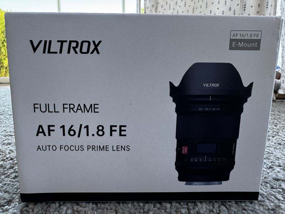 Viltrox AF 16mm f/1.8 - Sony E mount - Garantia