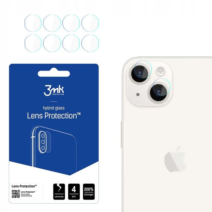 Szkło na aparat do iPhone 15 3MK Lens Protection