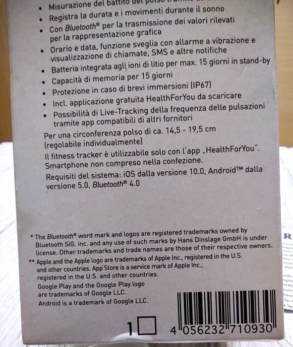 Фитнес часы браслет SilverCrest SAS 87 оригинал Германия